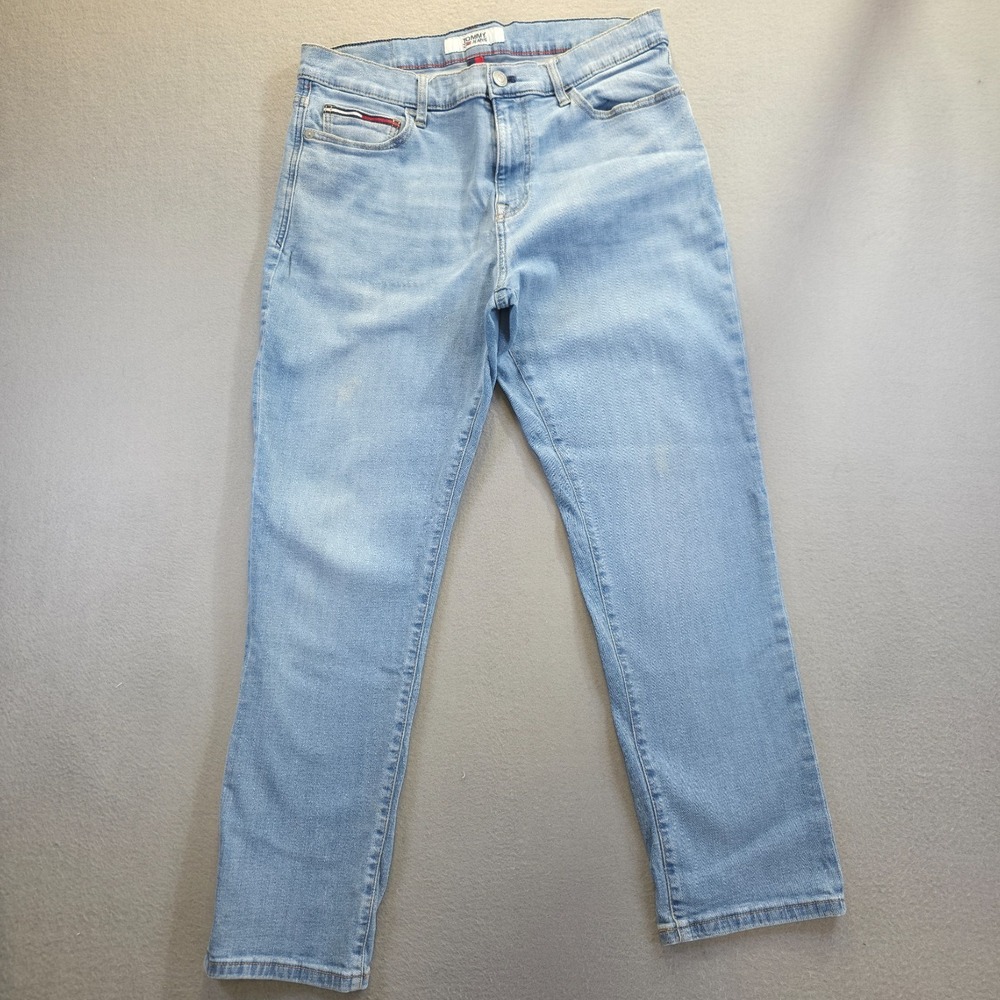 Tommy Jeans Men's Denim Blue Jeans Size 34x30 Actual 33x29